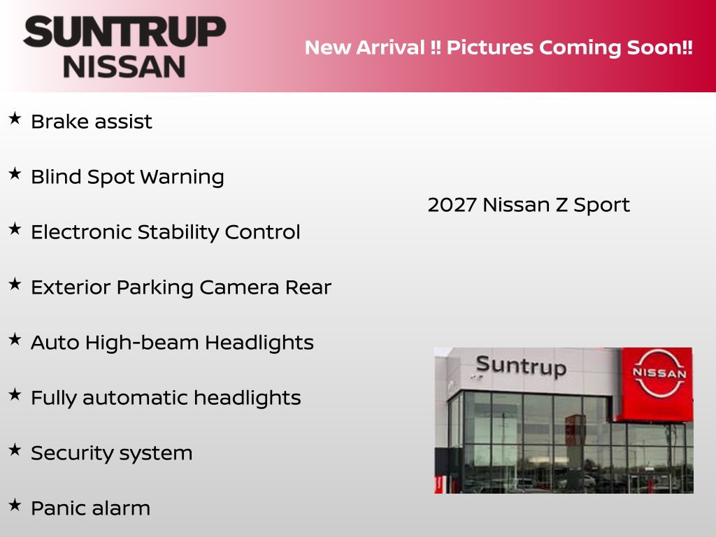 New 2027 Nissan Z Performance w/ Essentials Package (Sport) RWD image 5