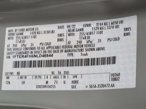 Certified 2022 Ford Ranger XLT image 31