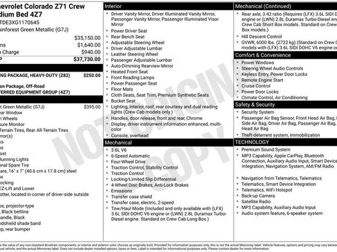 Used 2016 Chevrolet Colorado Z71 AWD/4WD image 46