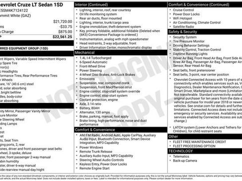 Used 2019 Chevrolet Cruze LT image 3