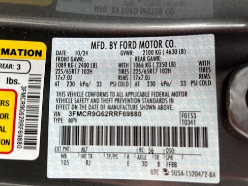 Used 2024 Ford Bronco Sport Heritage w/ Heritage Convenience Package AWD/4WD image 32