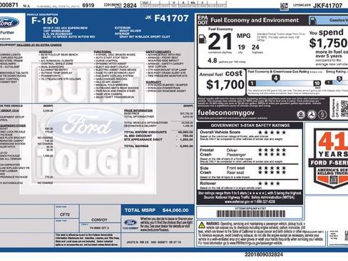 Used 2018 Ford F150 XL w/ Equipment Group 101A Mid image 16