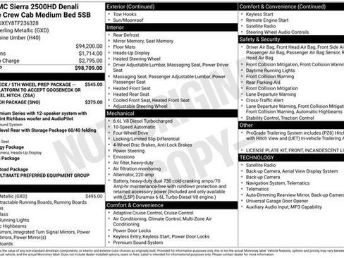 Used 2026 GMC Sierra 2500 Denali Ultimate AWD/4WD image 3