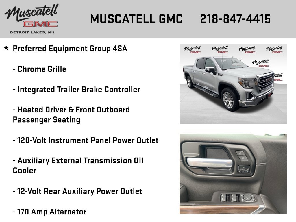 Used 2021 GMC Sierra 1500 SLT w/ SLT Premium Plus Package AWD/4WD image 18