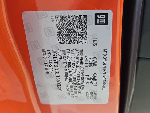 New 2026 Chevrolet Corvette Z06 w/ Stealth Interior Trim Package image 17