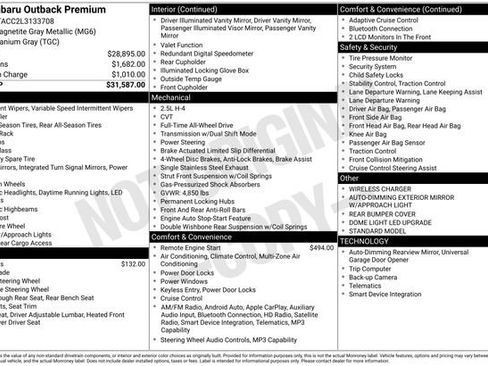 Used 2020 Subaru Outback Premium image 5