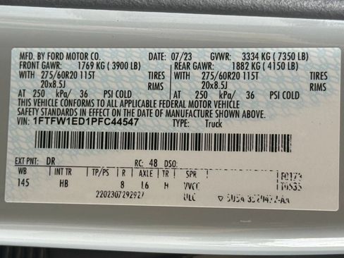 Certified 2023 Ford F150 Lariat w/ Equipment Group 502A High AWD/4WD image 29