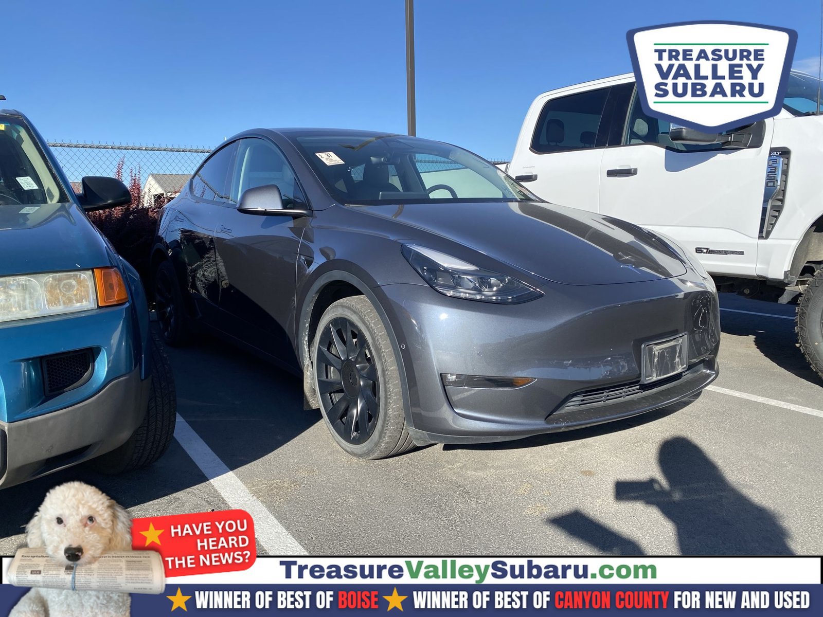Used 2022 Tesla Model Y Long Range AWD/4WD image 1