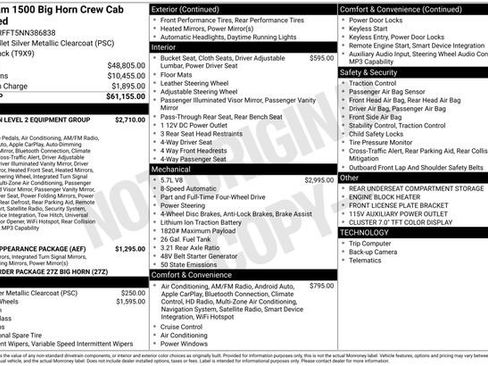 Used 2022 RAM 1500 Big Horn AWD/4WD image 3