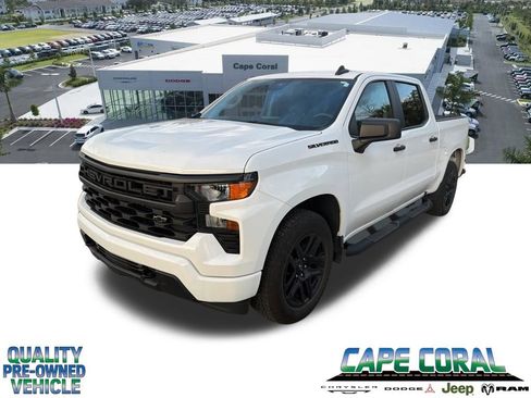 Used 2024 Chevrolet Silverado 1500 Custom w/ Turbomax Blackout Package image 1