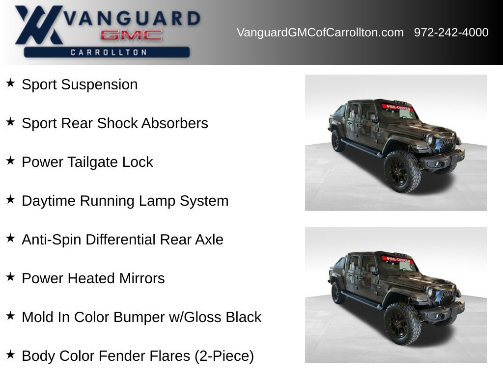 Used 2024 Jeep Gladiator Overland AWD/4WD image 5