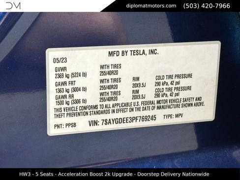 Used 2023 Tesla Model Y Long Range AWD/4WD image 44