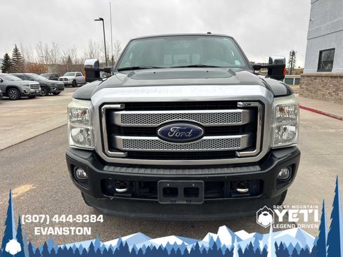 Used 2015 Ford F350 Platinum w/ Snow Plow Prep Package image 8