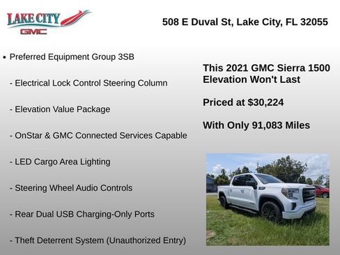 Used 2021 GMC Sierra 1500 Elevation w/ X31 Off-Road Package AWD/4WD image 23
