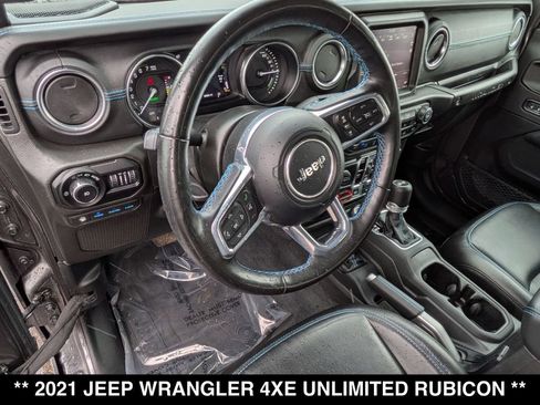 Used 2021 Jeep Wrangler Unlimited Rubicon 4xe w/ Steel Bumper Group AWD/4WD image 2