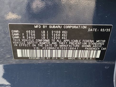 Certified 2025 Subaru Legacy Premium image 35