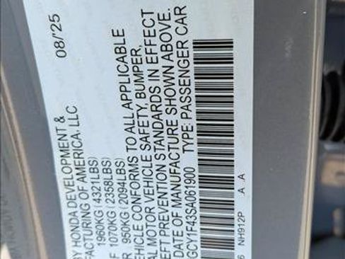 Used 2025 Honda Accord SE image 24