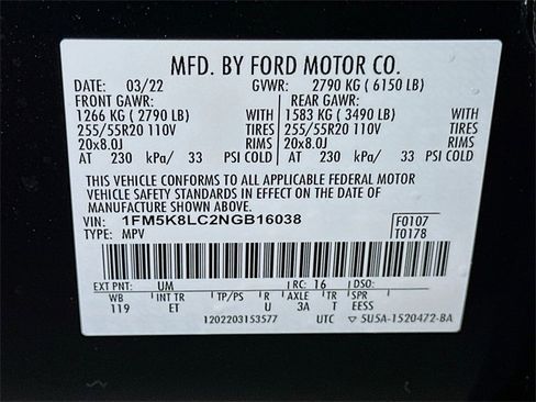 Certified 2022 Ford Explorer King Ranch w/ Premium Technology Package image 22