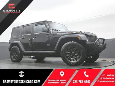 Used 2016 Jeep Wrangler Unlimited Rubicon w/ Connectivity Group AWD/4WD image 1