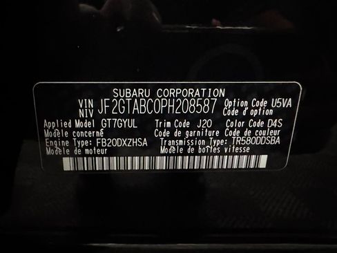 Used 2023 Subaru Crosstrek 2.0i AWD/4WD image 27