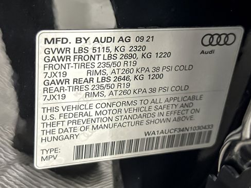 Used 2022 Audi Q3 2.0T Premium w/ Convenience Package image 26