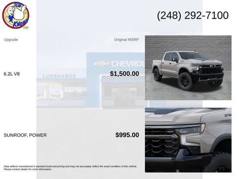 New 2026 Chevrolet Silverado 1500 ZR2 w/ Dark Appearance Package AWD/4WD image 5
