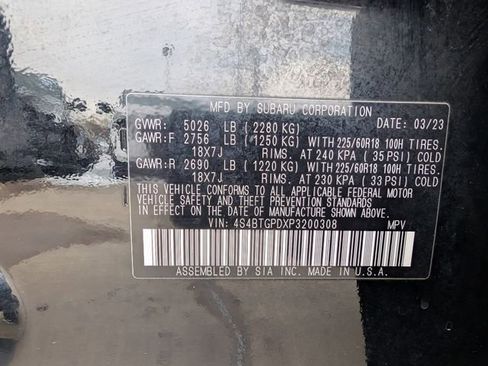 Used 2023 Subaru Outback Touring XT image 31