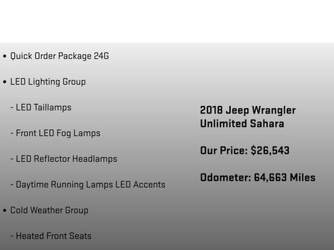 Used 2018 Jeep Wrangler Unlimited Sahara AWD/4WD image 6