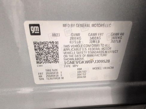 Used 2023 Chevrolet Traverse LT w/ LPO, Floor Liner Package AWD/4WD image 29