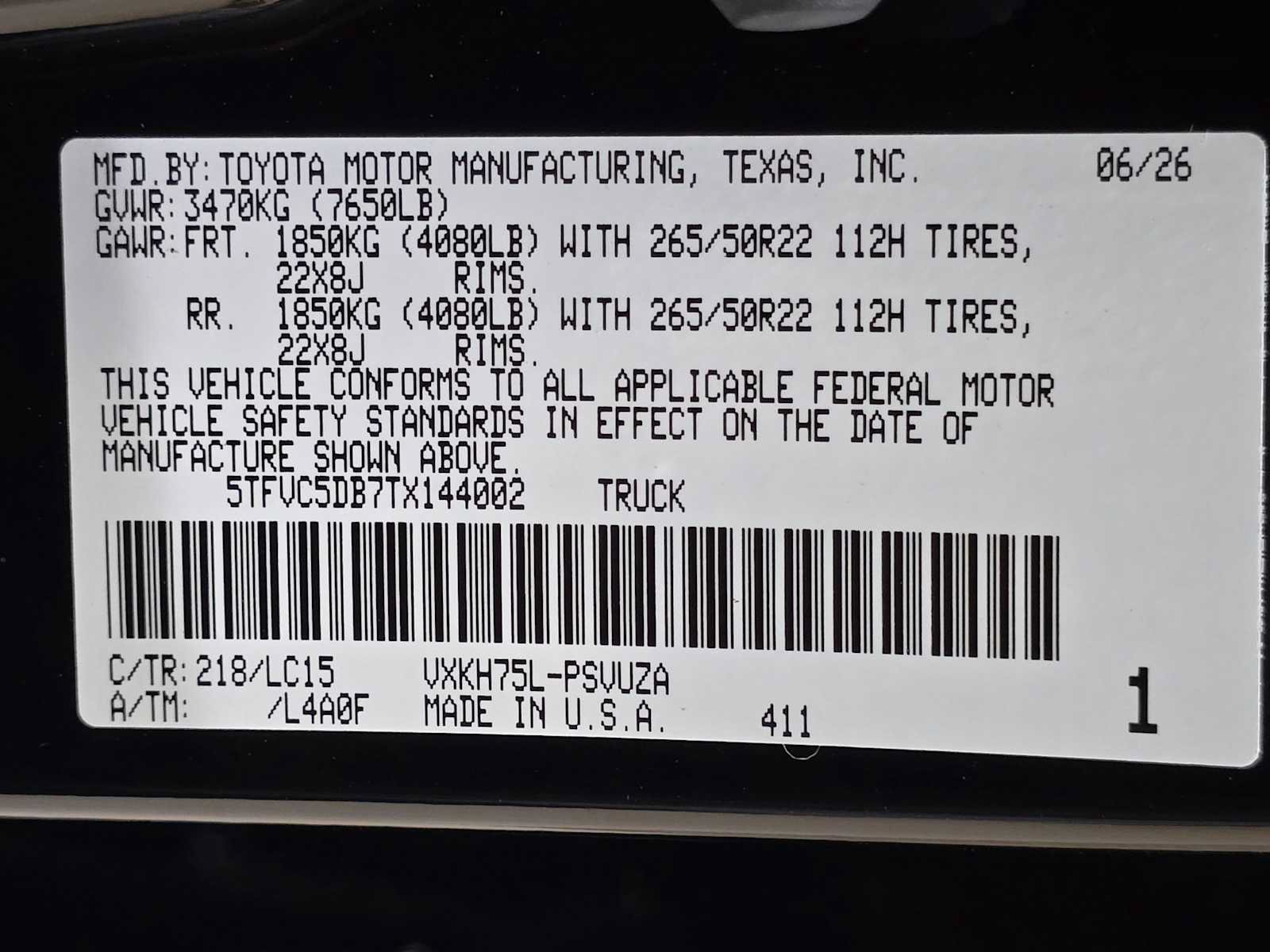 New 2026 Toyota Tundra Capstone AWD/4WD image 32