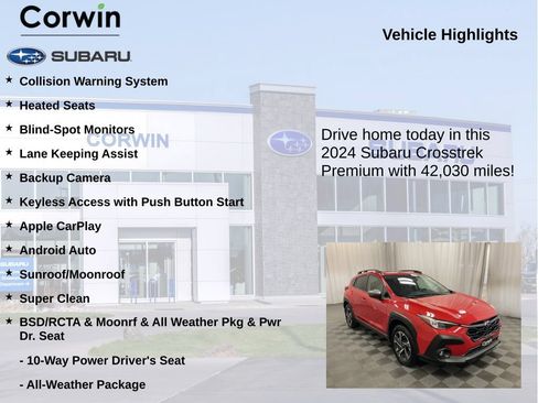 Used 2024 Subaru Crosstrek 2.0i Premium AWD/4WD image 6