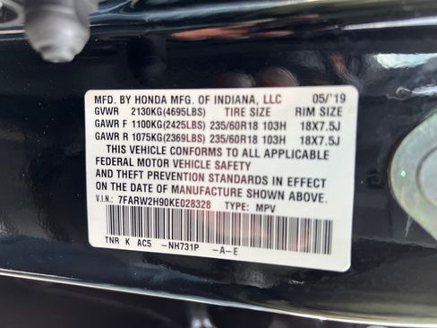 Used 2019 Honda CR-V Touring image 48