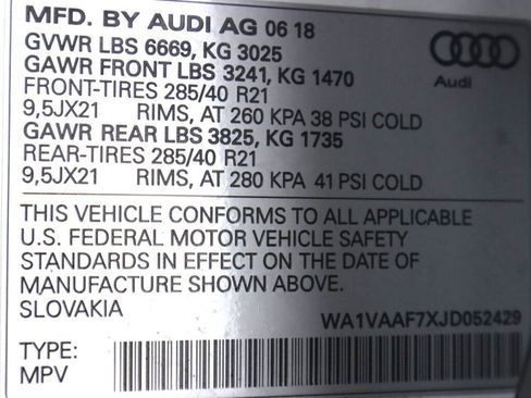 Used 2018 Audi Q7 3.0T Prestige w/ Prestige Package AWD/4WD image 51