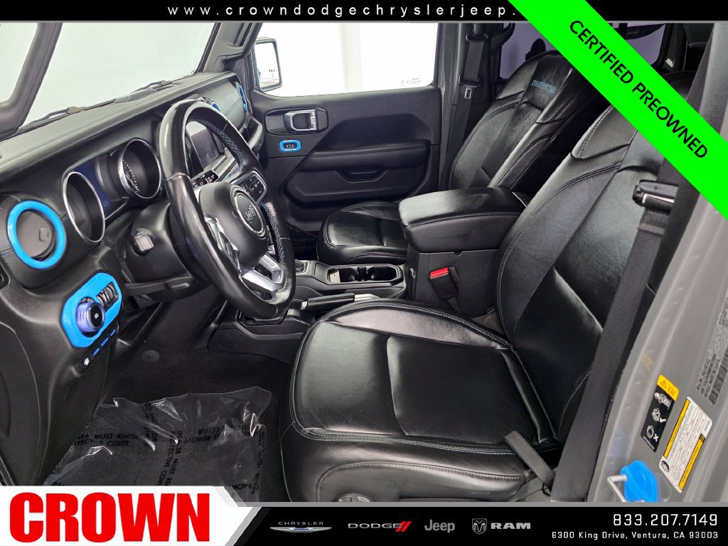 Used 2021 Jeep Wrangler Unlimited Rubicon 4xe w/ Steel Bumper Group AWD/4WD image 19