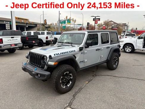 Used 2023 Jeep Wrangler Unlimited Rubicon 4xe w/ Safety Group image 2