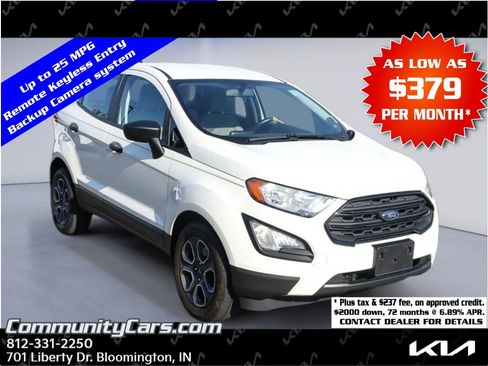 Used 2021 Ford EcoSport S FWD image 1