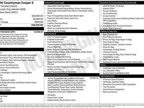 Used 2019 MINI Cooper Countryman S w/ Premium Package FWD image 13