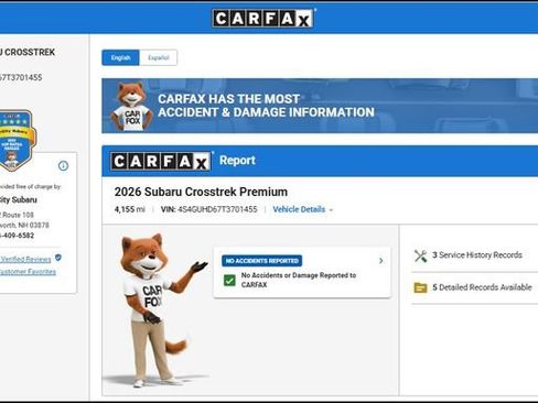 Used 2026 Subaru Crosstrek 2.5i Premium AWD/4WD image 13