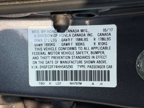 Used 2017 Honda Civic EX image 27
