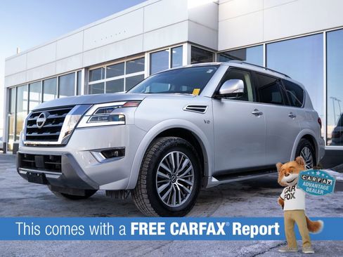 Used 2021 Nissan Armada SL w/ Captain's Chairs Package image 3