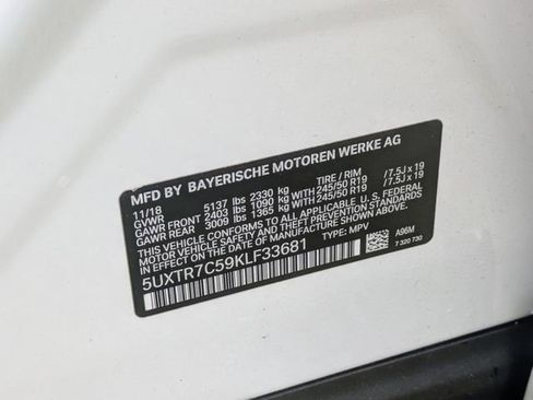Used 2019 BMW X3 sDrive30i w/ Convenience Package RWD image 30