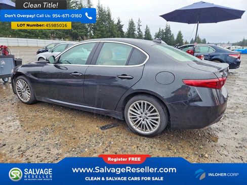 Used 2017 Alfa Romeo Giulia Ti w/ TI Lusso Light Wood Package image 2