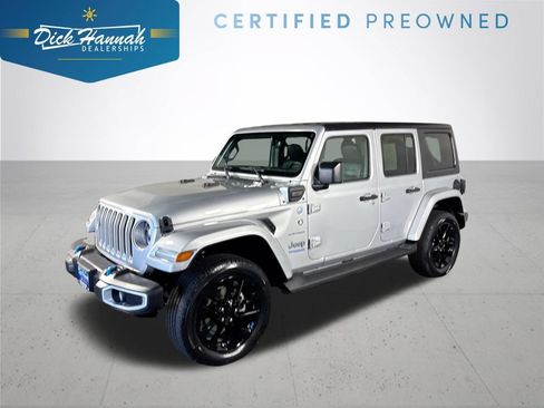 Certified 2022 Jeep Wrangler Unlimited Sahara AWD/4WD image 1