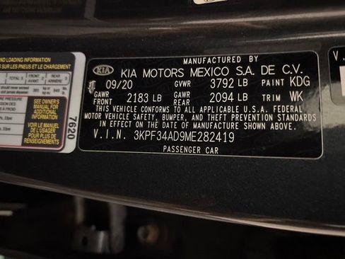Certified 2021 Kia Forte GT-Line w/ GT-Line Premium Package FWD image 10