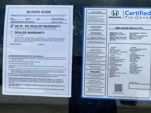 Used 2021 Honda Odyssey EX-L image 37
