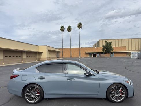 Used 2021 INFINITI Q50 Red Sport 400 w/ All Weather Package RWD image 8