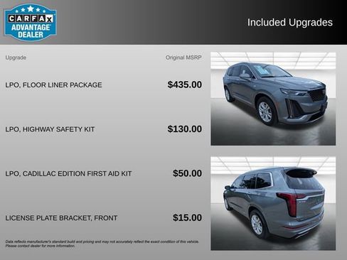 Used 2022 Cadillac XT6 Luxury w/ LPO, Floor Liner Package FWD image 3
