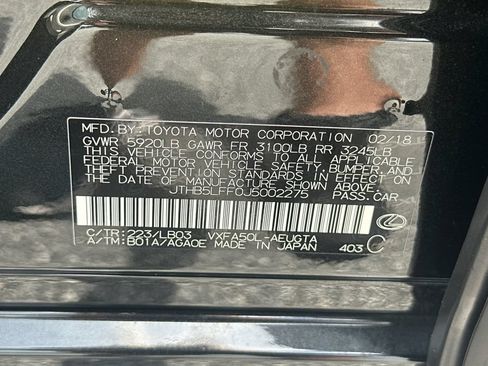 Used 2018 Lexus LS 500 RWD image 31