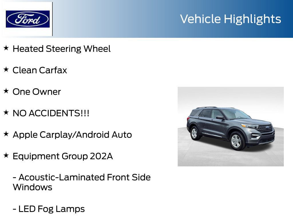 Certified 2023 Ford Explorer XLT w/ Equipment Group 202A AWD/4WD image 13