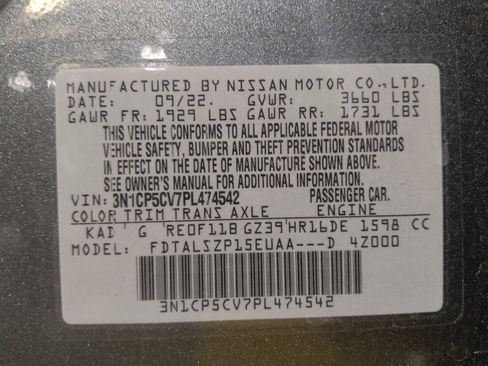 Used 2023 Nissan Kicks SV FWD image 32